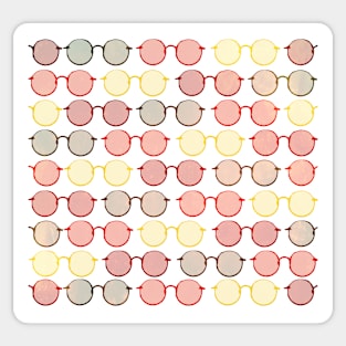 Simple Pattern 9 - Sunglasses II Sticker